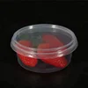 PP material disposable packaging takeaway clear round small plastic box