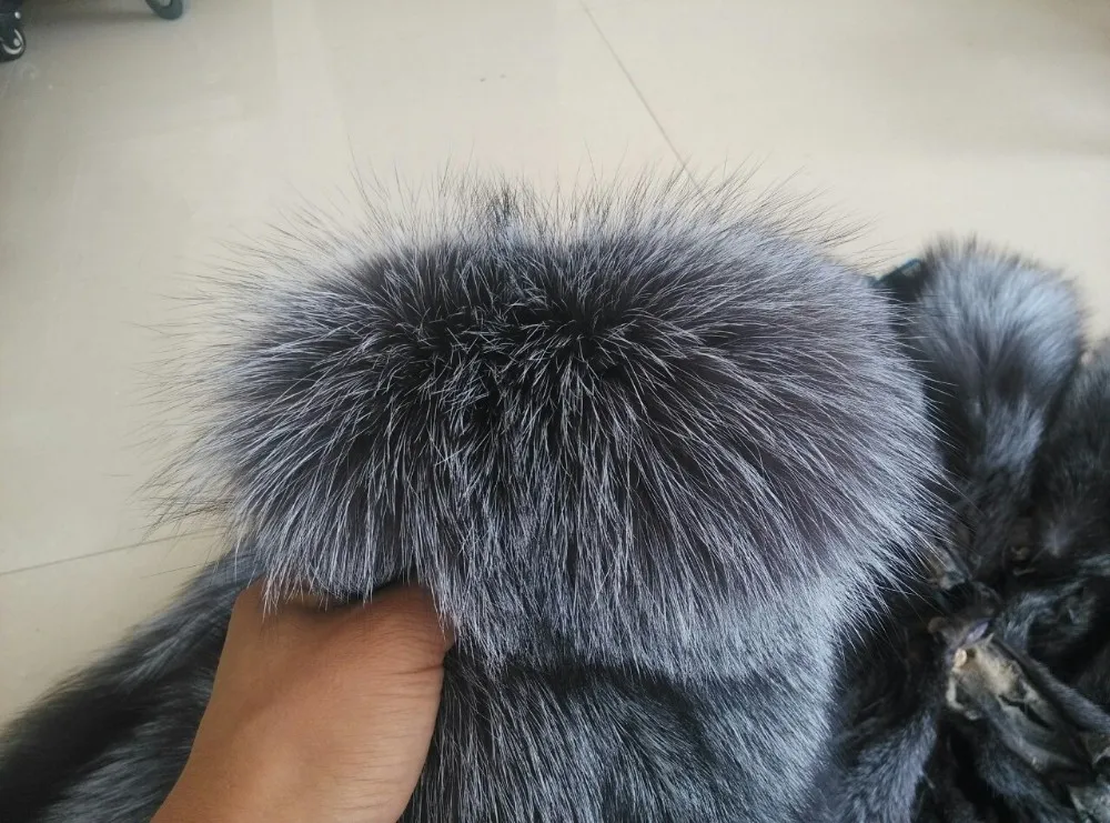 Wholesale Tanned Silver Fox Fur Skin Fox Fur Pelt For Garment - Buy ...