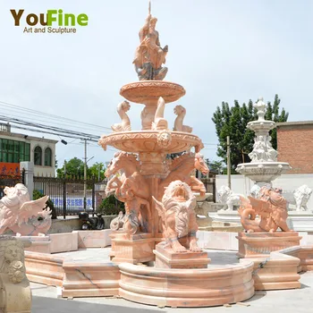 Classic Roman Outdoor Decorative Garden Marble Water Fountain