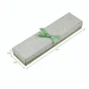 pretty rectangle bow tie gift wedding invitation scroll box