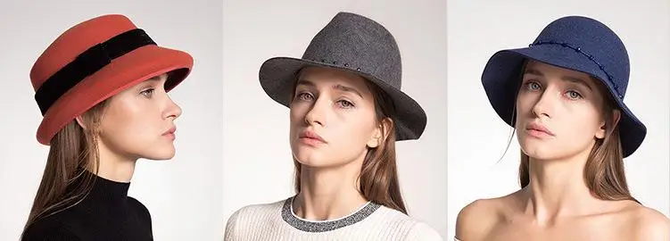 female felt cloche hat pattern