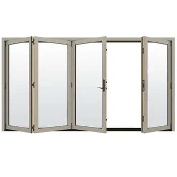 Acoustic Doors Bifold Cabinet Door Frameless Sliding Folding Doors