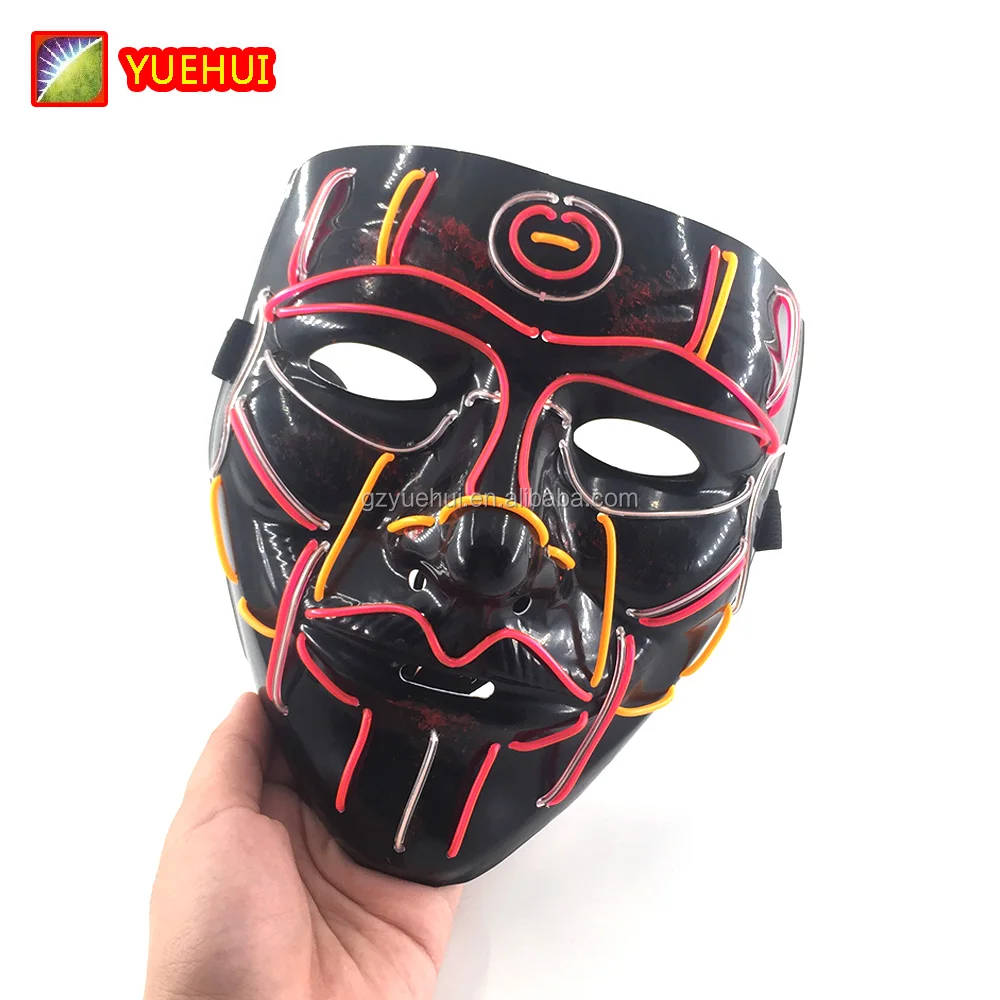 Avengers Iron Man LED Mask Light Up Cosplay Custome Accs Party  Mask Cosplay Toy 
