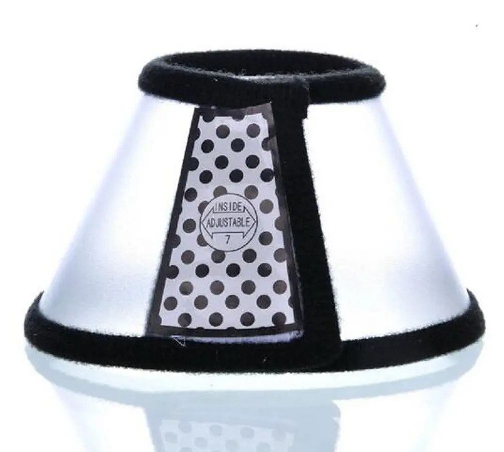OUUD Plastic Pet Dog Health Elizabethan Collar Adjustable Pet Recovery Collar for Puppies Dogs Cats