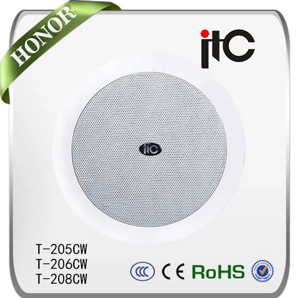 Made In China Speaker Enclosure 8 Ohm 5 Ceiling Speakers View Ceiling Speakers Itc Product Details From Guangzhou Itc Electronic Technology Limited