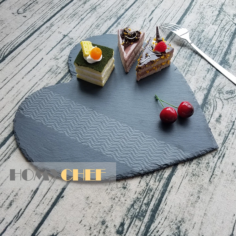 Wedding Decoration Heart Charger Slate Plate Buy Slate Plates,Charger
