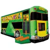 Jungle bus bouncer inflatables, inflatable combo jungle bus B3023