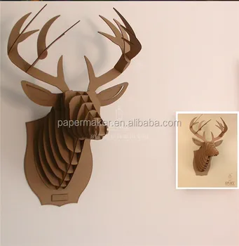 paper deer head