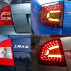 オクタヴィアセダンdland2004-2013ledテールライト/リアバックランプv2,非常に見ていい、 ユニークなあなたの車を作る、 シュコダ用