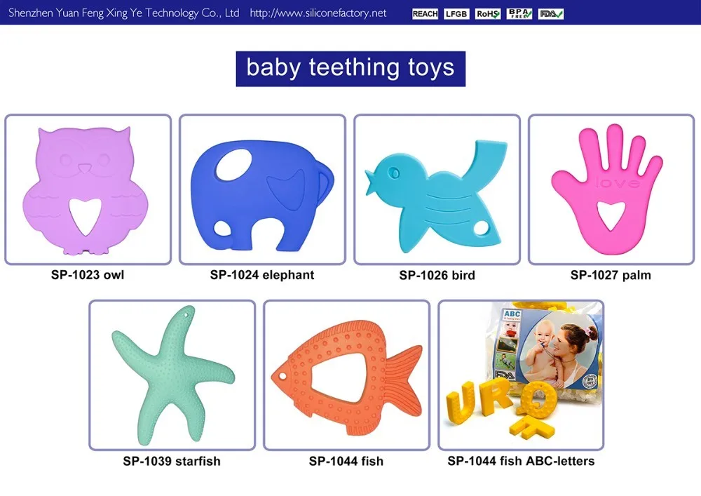  High Quality silicone teether mitten