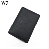 High quality genuine leather RFID blocking leather name credit card holder durable free customize OEM service