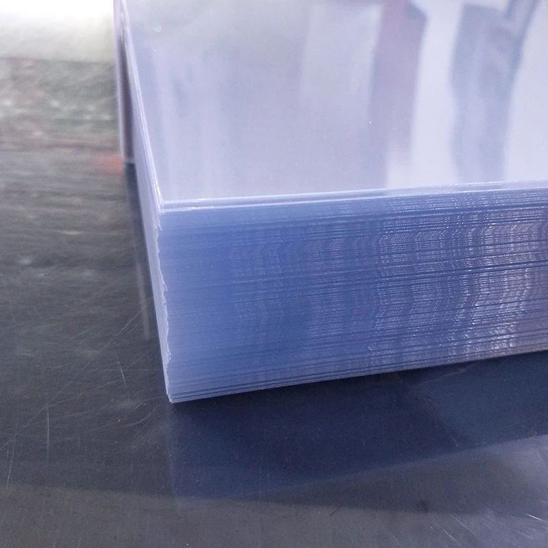 250 Micron Clear Rigid Polyvinyl Chloride PVC Sheet