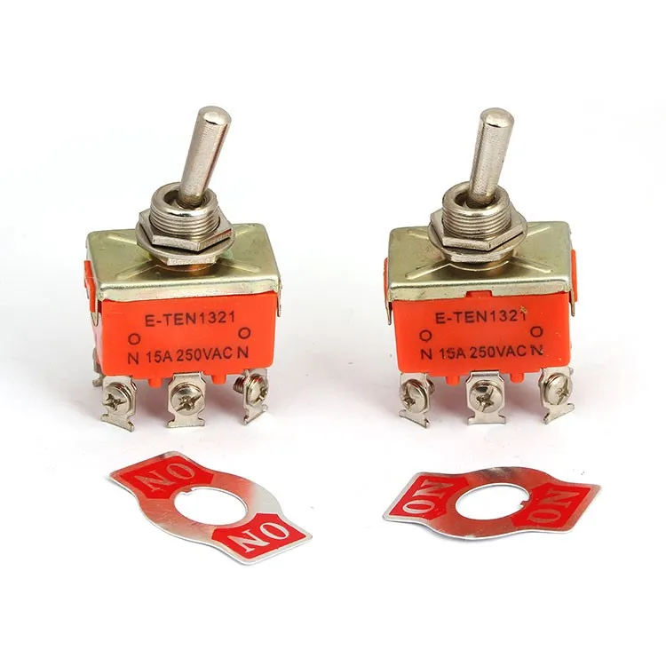 Eten1321 Toggle Switch Onon 2 Way Manual Switch 6 Pins Terminal 12mm