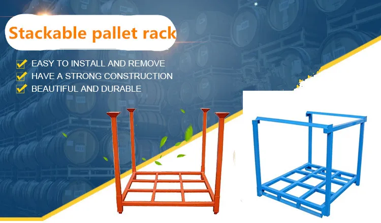 Heavy Duty Steel Stackable Storage Warehouse Pallet Rack