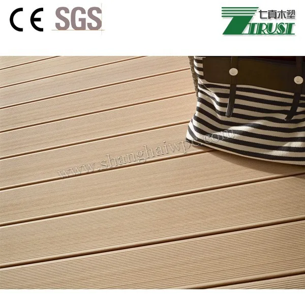 Outdoor Eco Deck Wpc Boards Anti Uv Timber Plastic Composite Decking