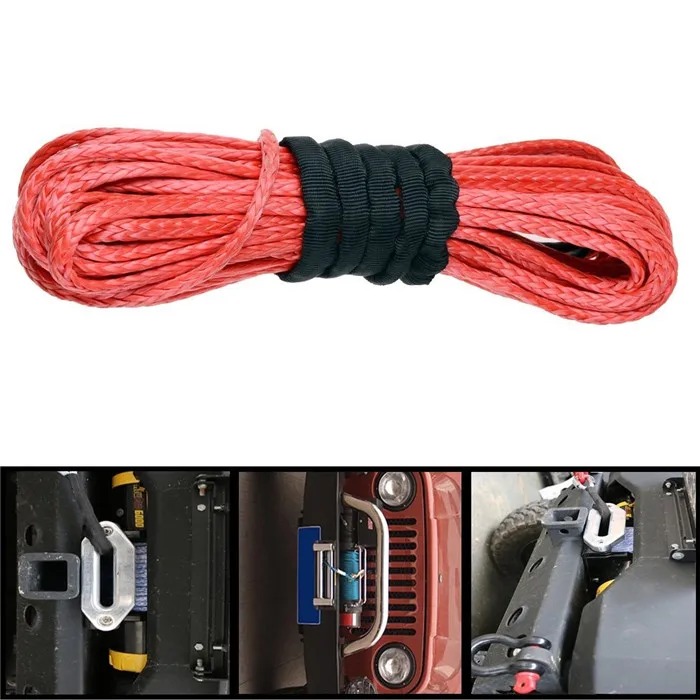 8 strand or 12 strand high tensile UHMWPE winch rope