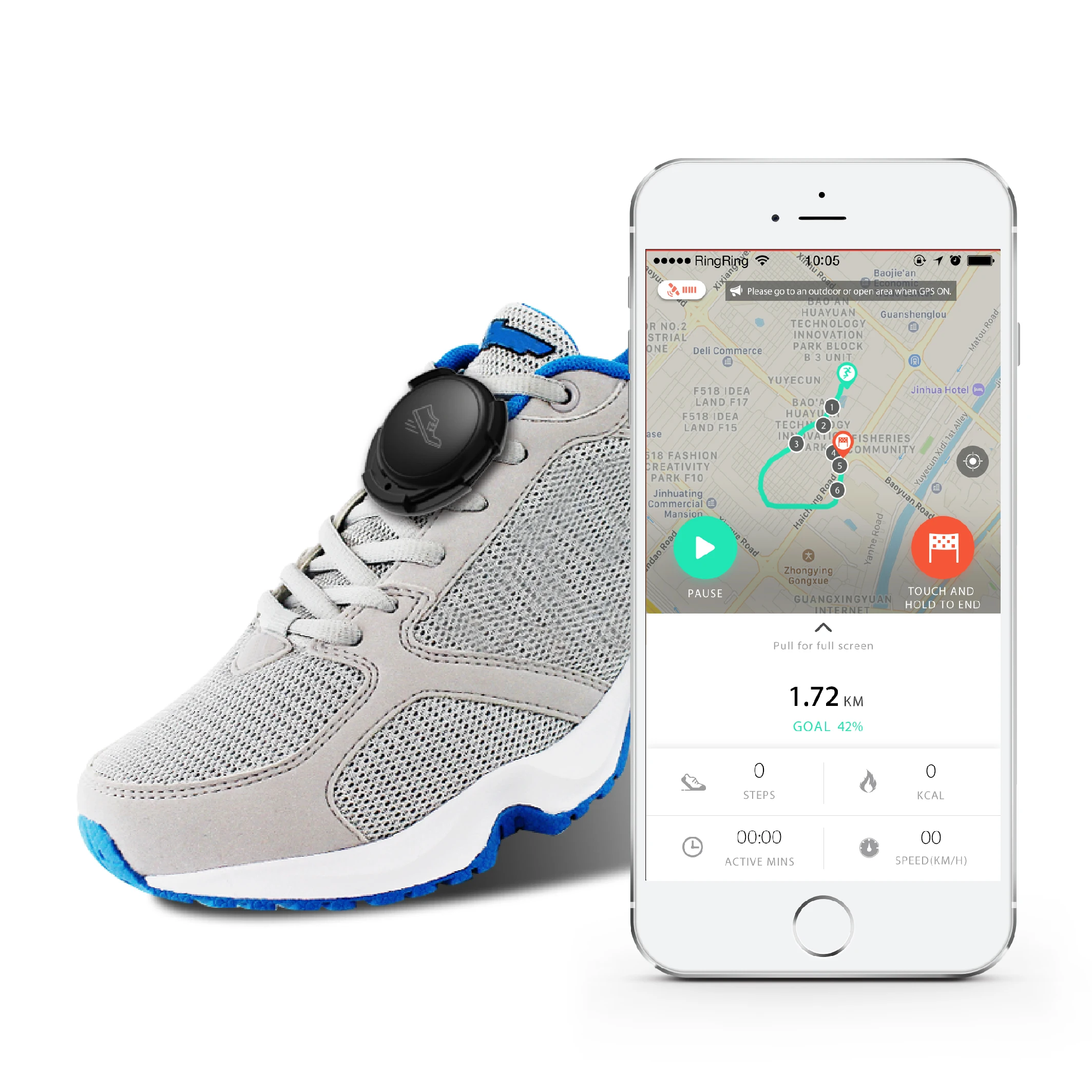 Promotional Gift Products Smart Shoe Activity Tracker Sports Fitness