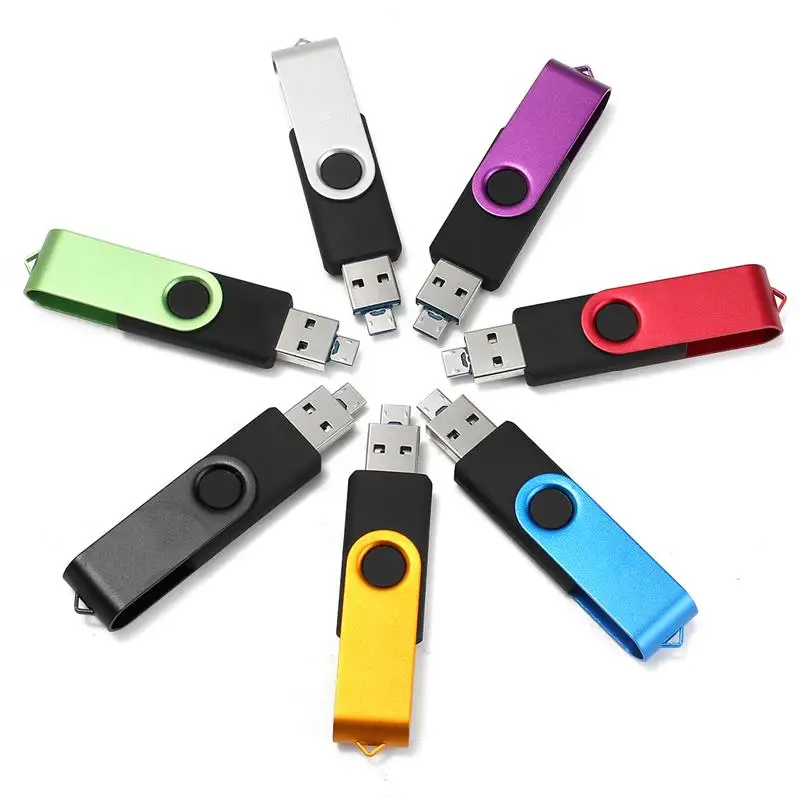 2017 USB2.0 Pen Drive Android Smart Phone Flash Drives 4GB 8GB 16GB 32GB Metal OTG External Micro USB Stick Memory U Disk - ANKUX.COM