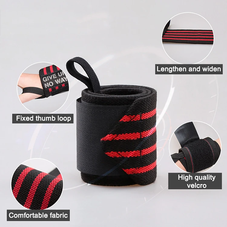 Hot Sell Amazon Lifting Wrist Straps Custom Wrist Wraps For Fitness