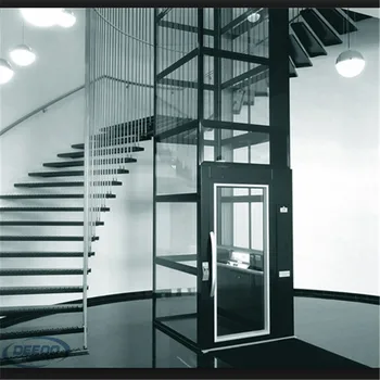 villa lift glass elevator passenger saving energy mini person simple building larger