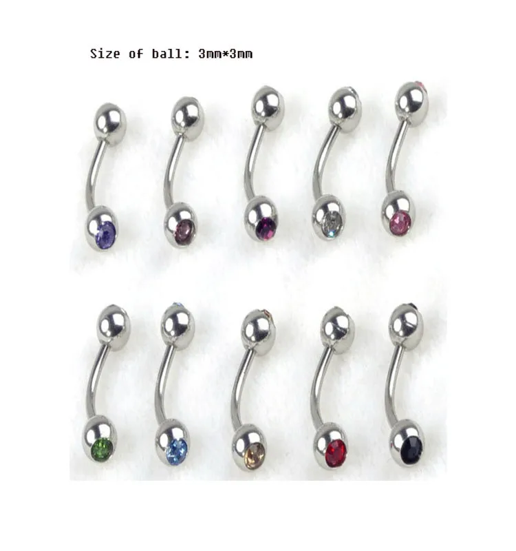 All Style Surgical Steel Tongue Nipple Nose Penis Eyebrows Ring G23 ...