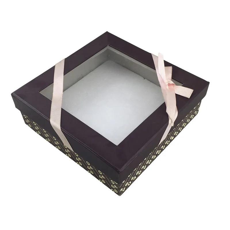 Clear Window Decorative Gift Box With Lid Buy Gift Box With Lid