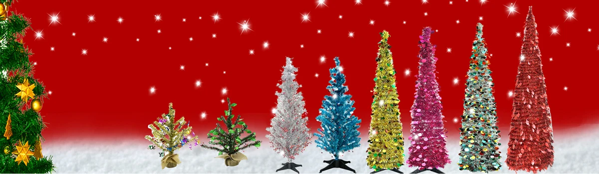 7ft pre lit snow flocked pop up christmas tree with light