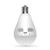 ALLAMODA panoramic view HD led light camera fisheye lens infrared cctv camera wifi hidden ip bulb camera