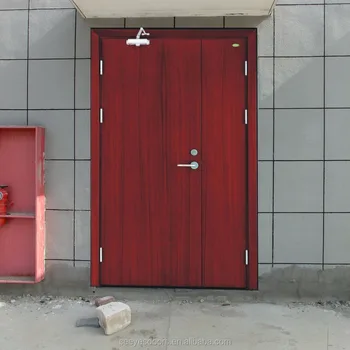 Seeysedoor Fireproof Door Apartment Exit Fire Rated Door With Glass