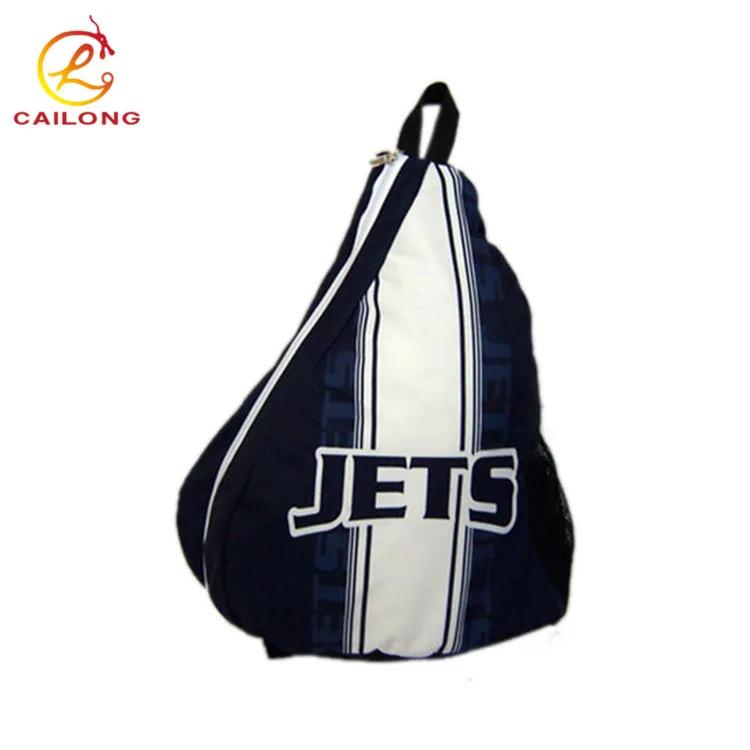 Men Genuine Leather Sling Chest Crossbody Shoulder Triangle Travel Bag Pack Hi-Q
