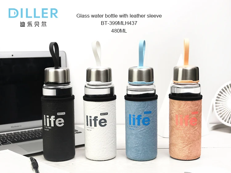 Private Label Custom Glass Water Bottles - Buy Custom Glass Water