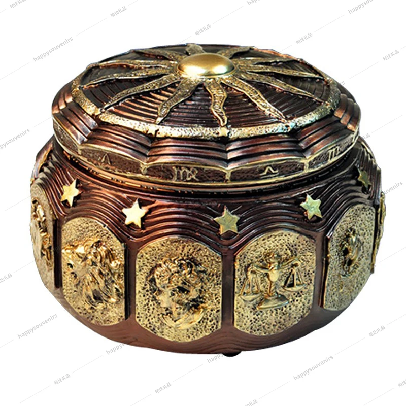 Romantic 3d Crystal Ball Music Box Ferris Wheel Luminous Rotating Wood