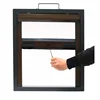 Retractable sliding retract screen window insert