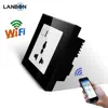 Smart Hotel Villa Electric Wall Socket Switch Universal wireless remote control Socket WiFi smart On/Off timer outlet plug