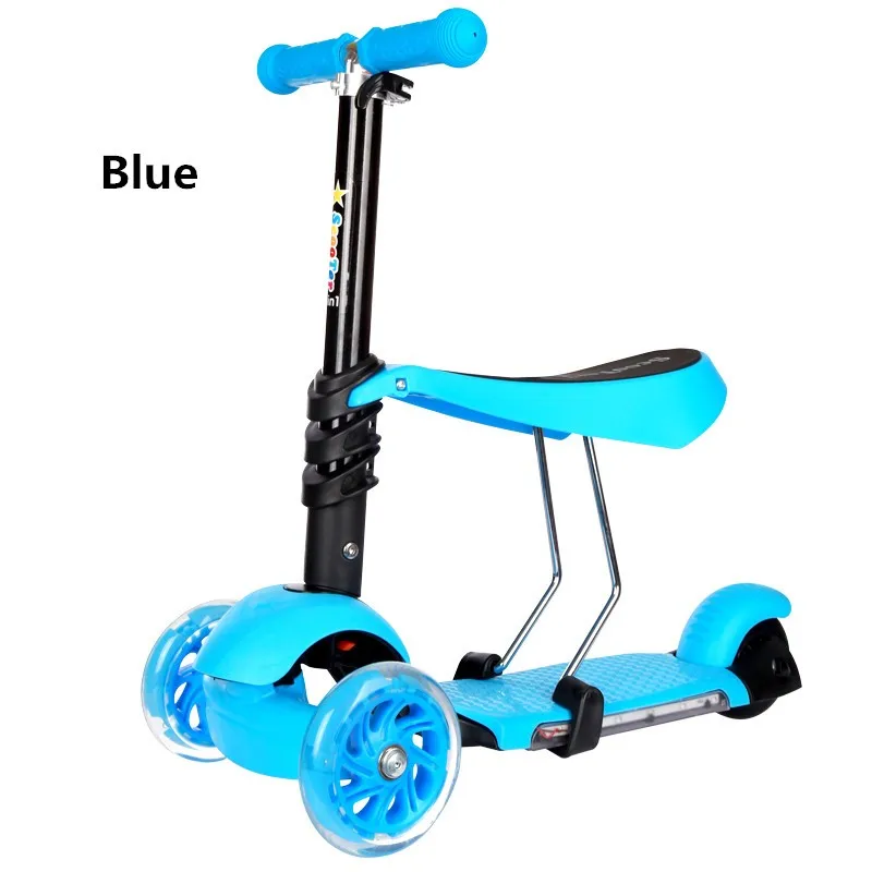 Byeboo Cheap Price Pu Wheel Baby Scooter 4 Wheel Kids Kicks Scooter