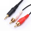 Hot selling Jack splitter 3 rca to 3 rca av cable for av cable rca waterproof connector