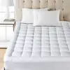 Mattress Pad Cover Queen Size Pillowtop 300TC Down Alternative Mattress Topper with 8-21-Inch Deep Pocket