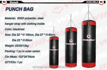 Winmax 20kg Punching Bag Boxing Punch Fitness Muscle Body Winmax 20kg Punching Bag Boxing Punch Fitness Muscle Body Building Fighting