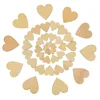new products 160 Pieces Christmas Blank Wood Heart