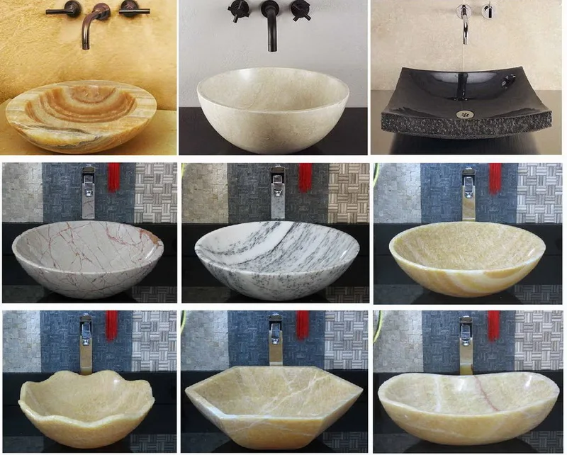 OEM Support Natural Stone Basin for Bathroom Decoration