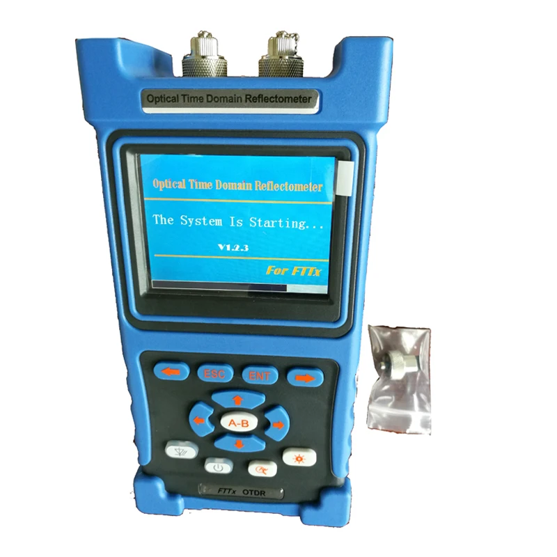 1310/1550nm 32/30db Handheld Mini Otdr With Touch Screen And Vfl And