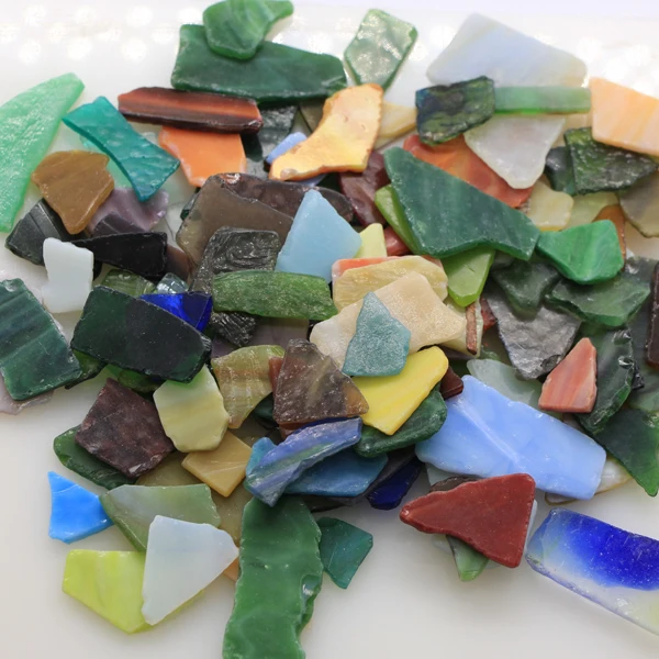 Decorative Color Mixed Tumbled Stained Glass Wholesale Buy Tumbled