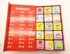 custom full color glossy foreign language learning thick cardboard book for kid