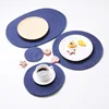 Wholesale round eco-friendly plain color large dining place insulation round table mat