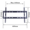 Factory Price VESA 600X400mm LCD TV Wall Mount Flat Panel Wall Mount Bracket
