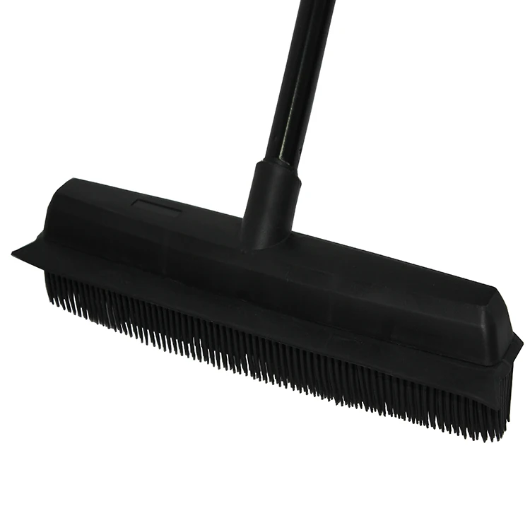 Caña Telescópica Ajustable De Caucho Escoba Y Caucho Bush-de Cerdas Con