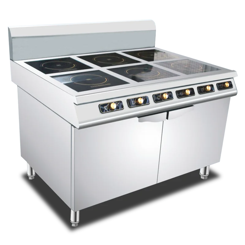 Cb Restaurant Cooking Equipment Kitchen Induction Cooker Chinese Wok Cooktop Commercial 2 4 6