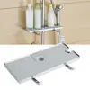 Free Ship Wall Hanging Bathroom Pole Shelf Shower Storage Rack Shampoo Bath Towel Organizer Tray Holder Home Bathroom Storage