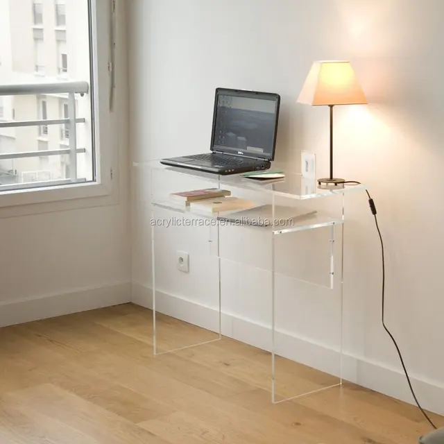 2011405108 Lucite Acrylic Study Desk Perspex Laptop Tables Buy