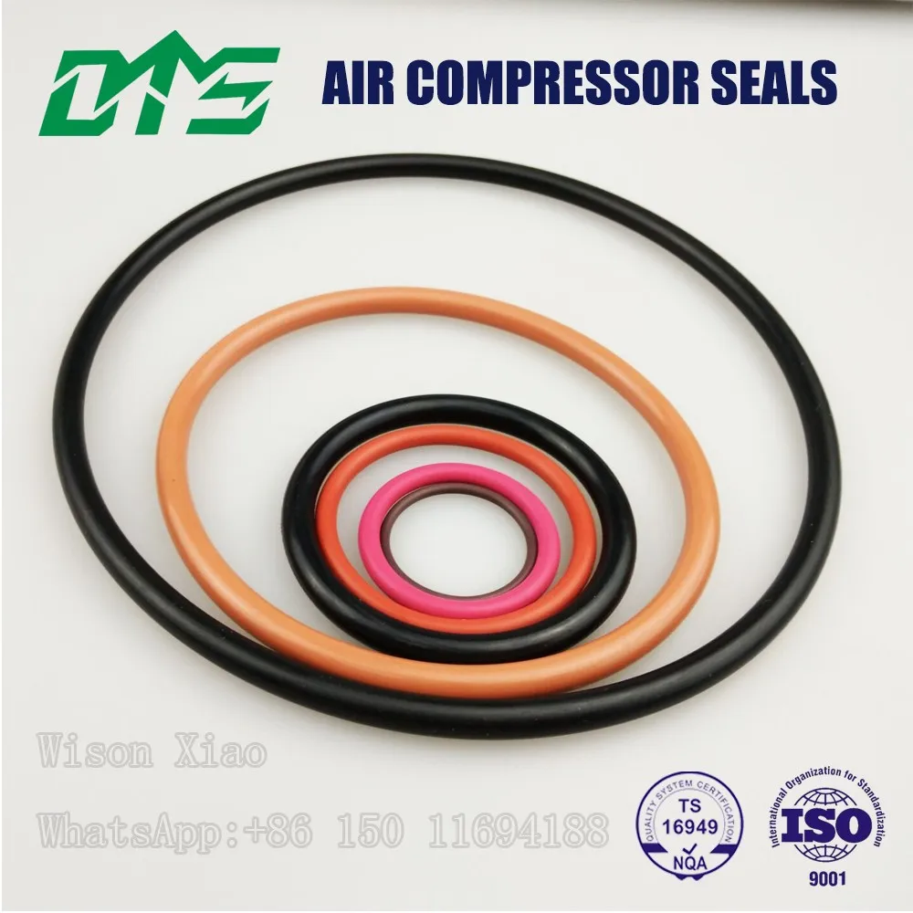 25% Carbon-graphite filled PTFE Piston Wear Ring for Oil Free Air Compressor